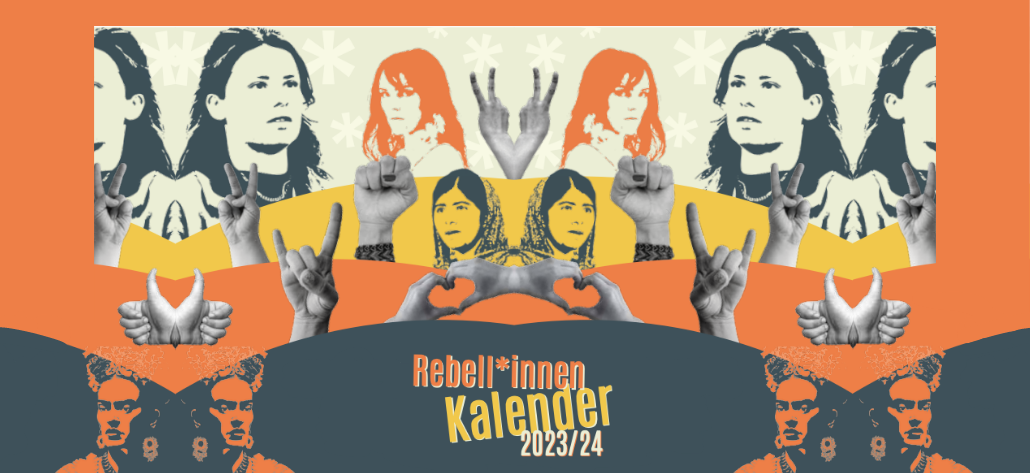 Rebell_innen Kalender Cover Grafik